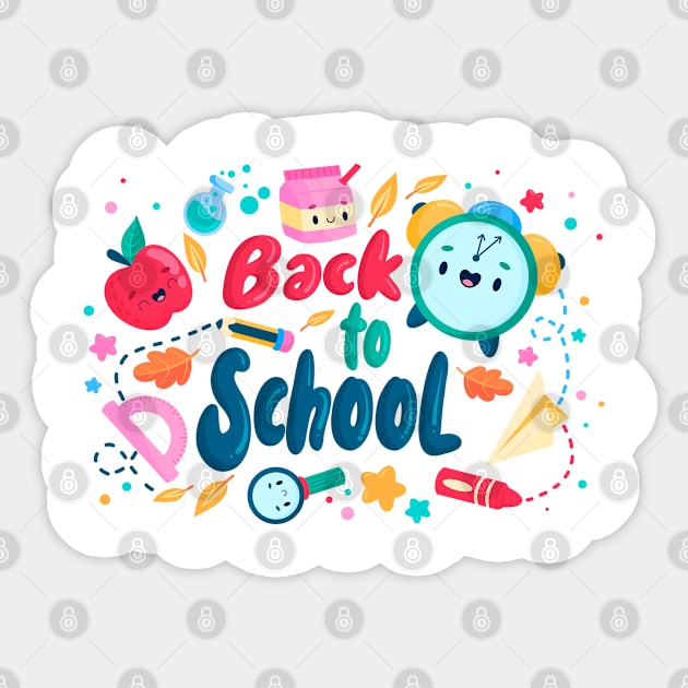 Back to School Sticker by Lovely Arts